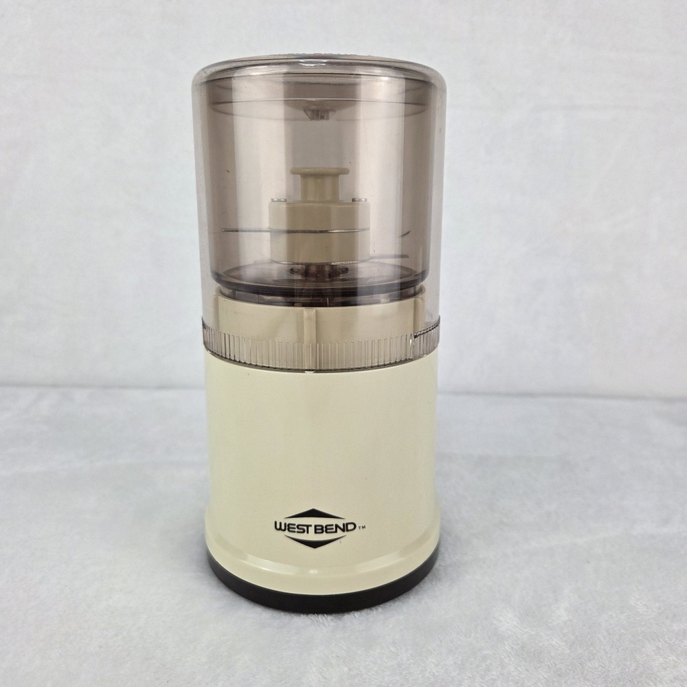West Bend Vintage Food Chopper 6501 Compact Electric Blender Grinder Shredder‎